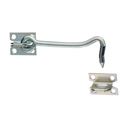 National Hardware National Hardware 5 in. L Zinc-Plated Silver Steel Gate Hook w/Staples 1 pk N122-283
